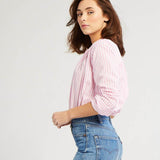 Thalia Top Bubblegum Stripe