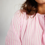 Thalia Top Bubblegum Stripe