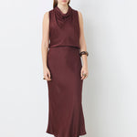 Logan Satin Sleeveless Blouse