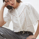 Leyla Blouse Blanc