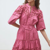 Caty Mini Dress Bois De Rose Pink