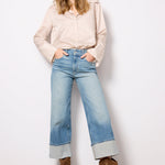 Camilia Shirt Sandatlasstripe Strp