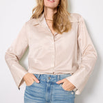 Camilia Shirt Sandatlasstripe Strp