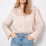 Camilia Shirt Sandatlasstripe Strp