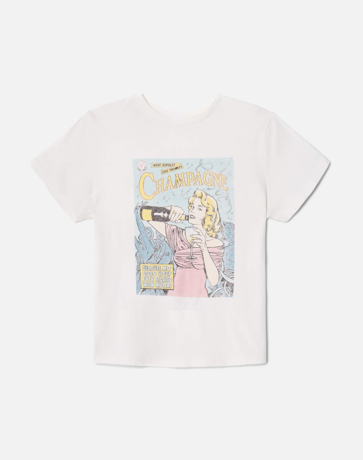 Classic Tee Bubbles Vintage White