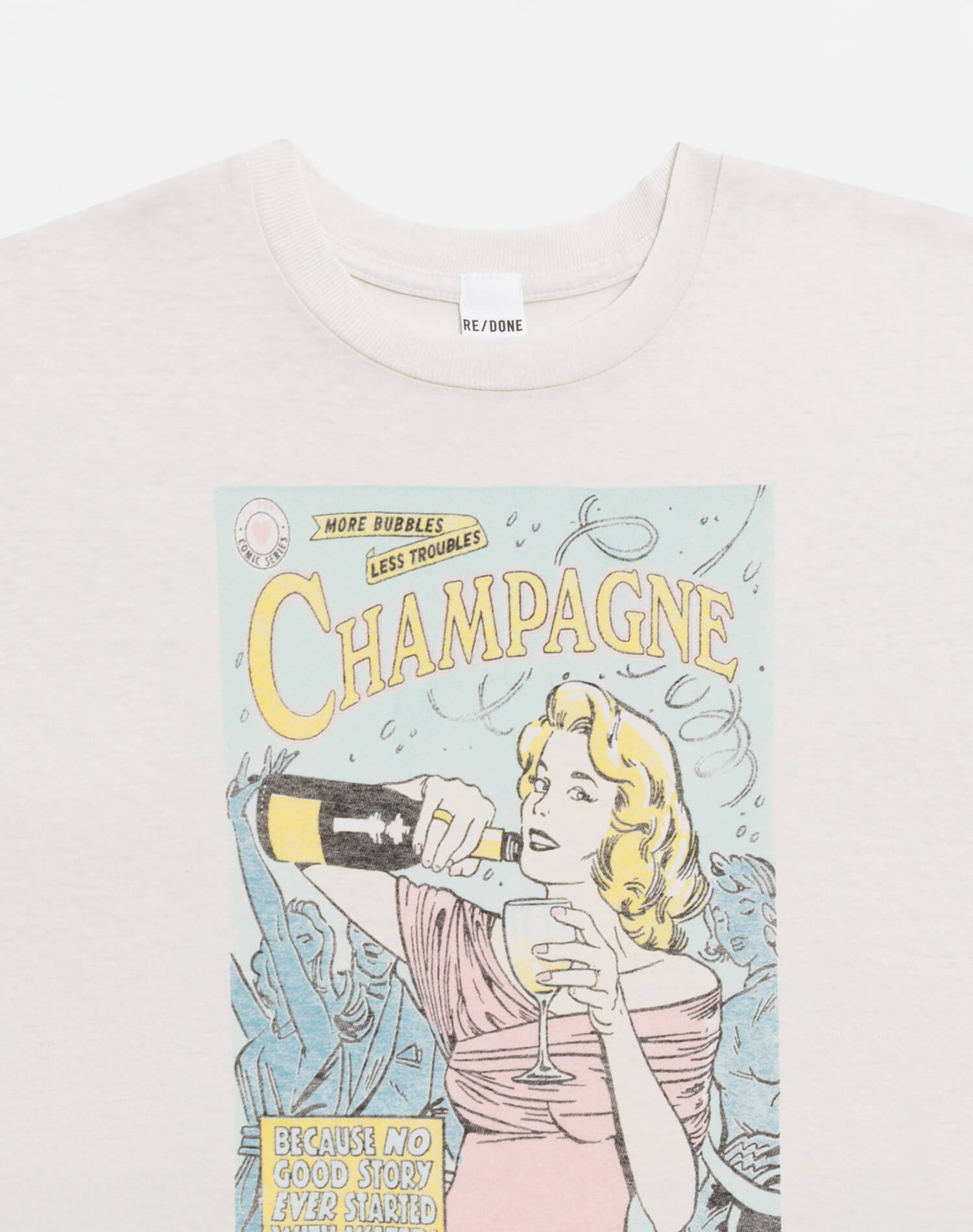 Classic Tee Bubbles Vintage White