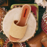 Raffia Salerno Sandal