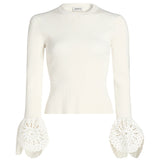Elyse L/S Top White