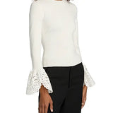 Elyse L/S Top White