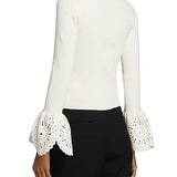 Elyse L/S Top White