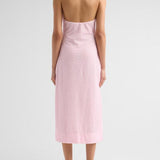 Clairmont Halter Midi Dress Daisy Ivory