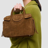 Maude Mini Caryall Suede Cigar