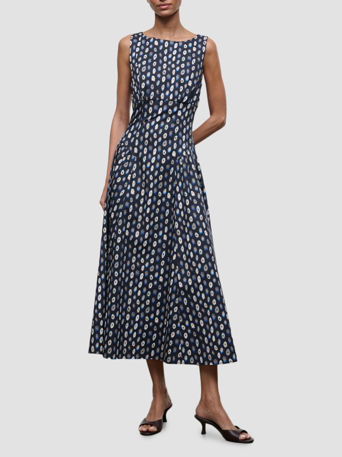 Gwen Printed Midi Dress