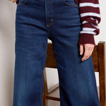 Lyra Wide Crop Lotus Jean