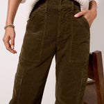 Marcelle Low Slung Cargo Costes Corduroy