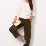 Marcelle Low Slung Cargo Costes Corduroy