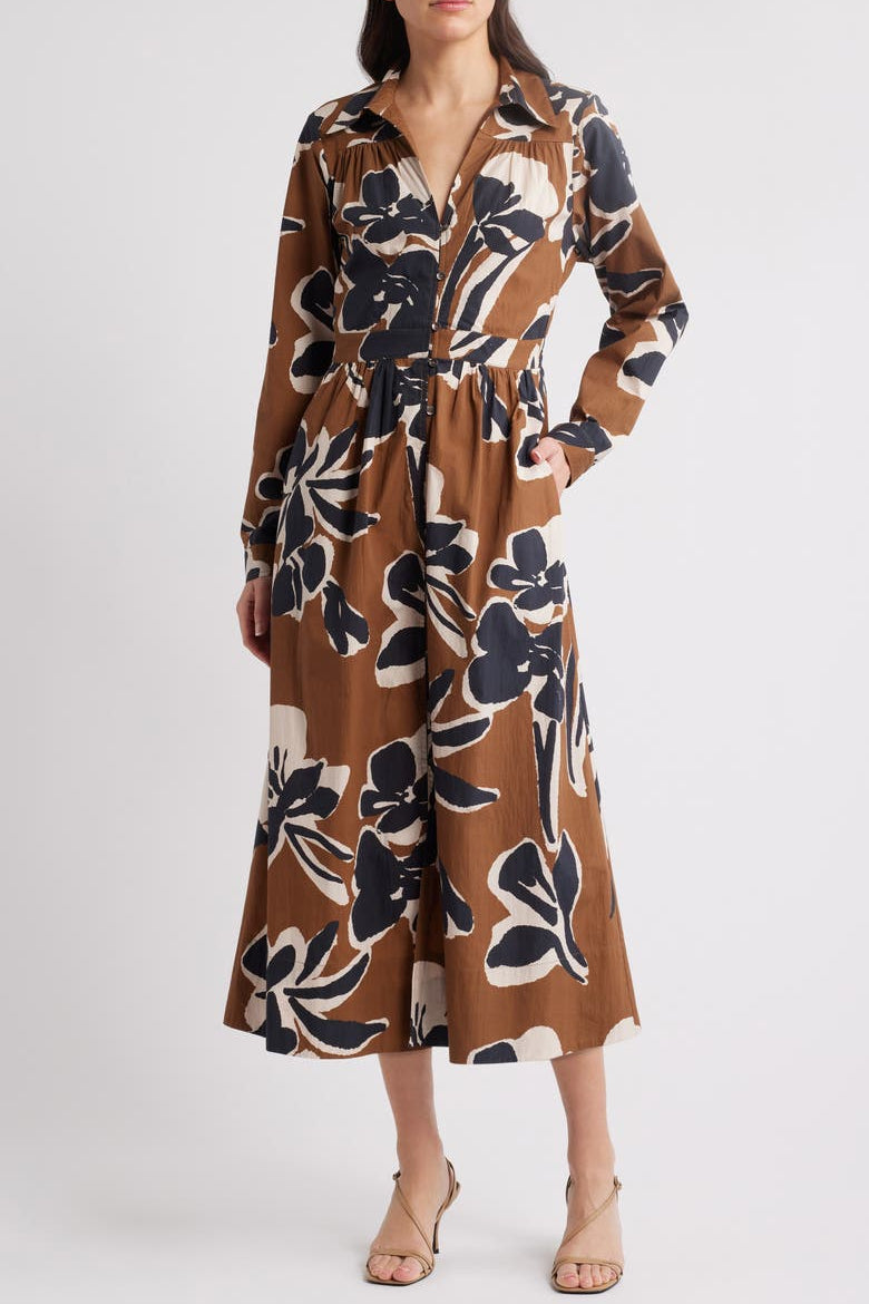 Arabella Midi Dress Smoked Clover