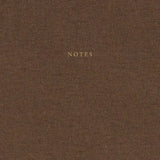 Brown Linen & Golden Notebook