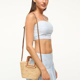 Shirley Raffia Mini Bucket Natural/Tan