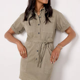 Cristina Dress in Axe