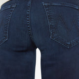 The Mid Rise Rambler Zip Ankle Straight Leg Dark Wash