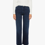 The Mid Rise Rambler Zip Ankle Straight Leg Dark Wash