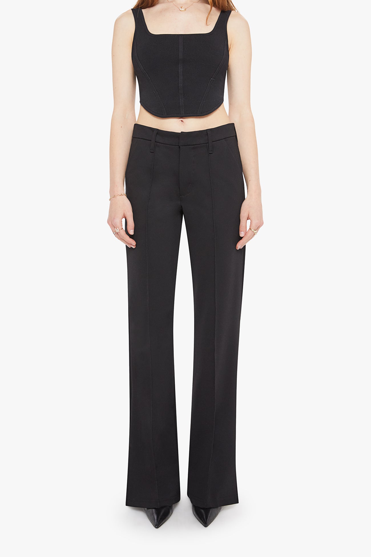 The Pin Up Bookie Slice Heel Black