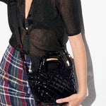 Micro Sutton Bag Black Lacquer