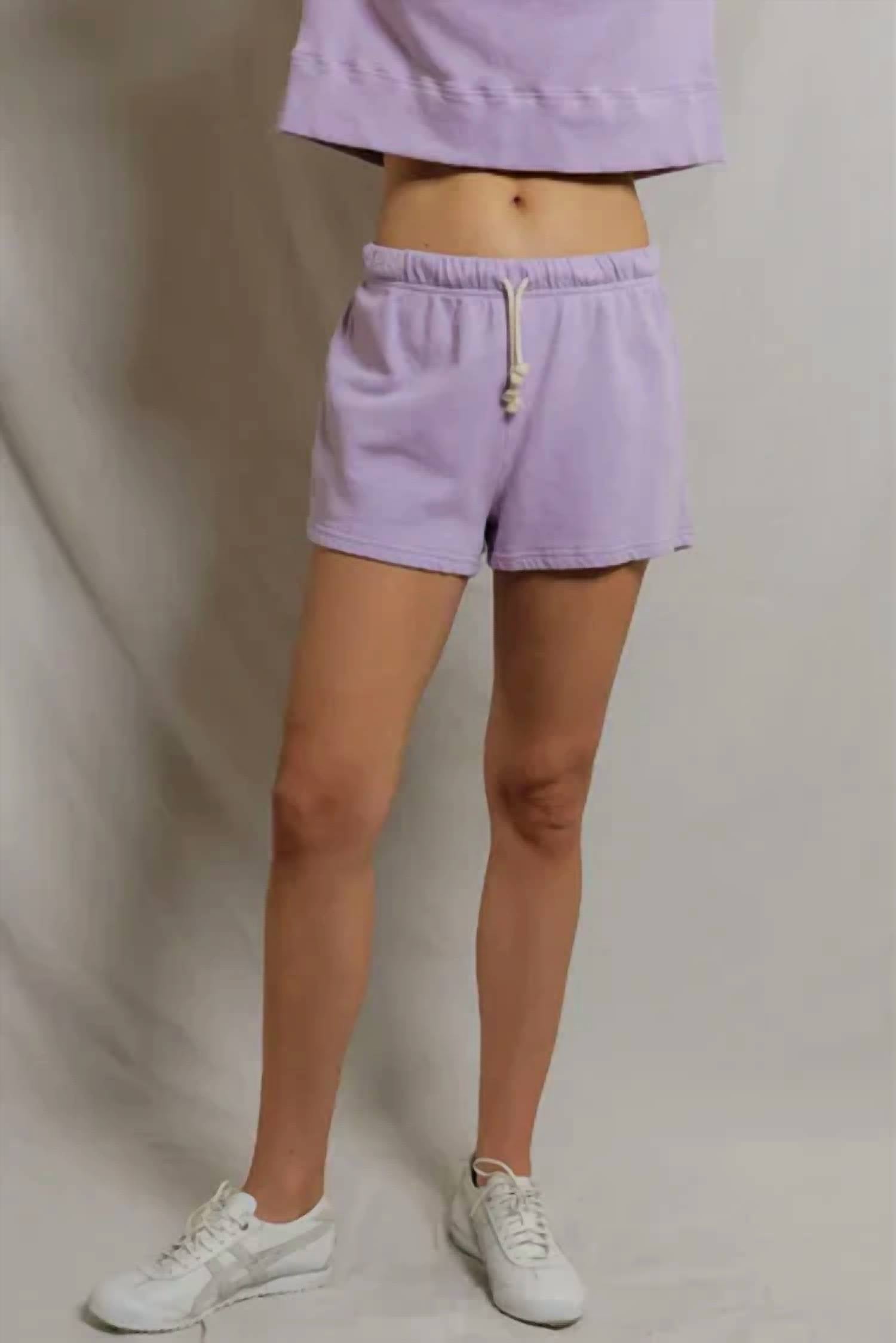 layla - french terry sweat shorts