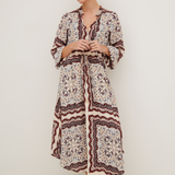 Berkshire Dress Paisley Scarf Ivory