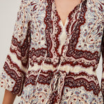 Berkshire Dress Paisley Scarf Ivory