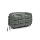 Cloud Nine - Puffer Cosmetic & Travel Organizer Pouch: Denim