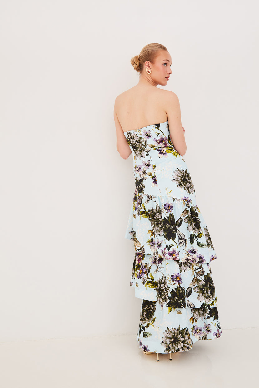 Willa Dress Margaux Bloom Blue