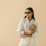 Byrdie Bag in Natural Cane