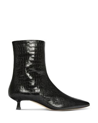Lanna Black Embossed Croc