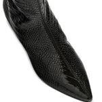 Lanna Black Embossed Croc