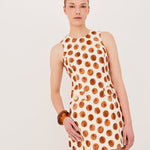 Posie Dress Celeste Spot Ginger