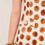 Posie Dress Celeste Spot Ginger