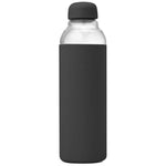 Glass Water Bottle: Cream