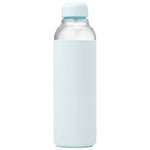 Glass Water Bottle: Cream