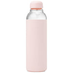 Glass Water Bottle: Cream