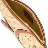 Pesce Fish Raffia Clutch