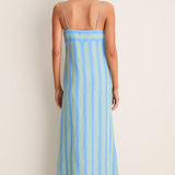 Laura Linen Dress Seaport Stripe