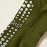 Mushroom Ruffle Grip Pilates Socks