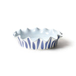 Iris Blue Drop 9 Ruffle Pie Dish