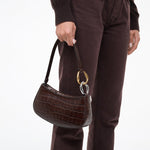 Ollie Bag Espresso Croco
