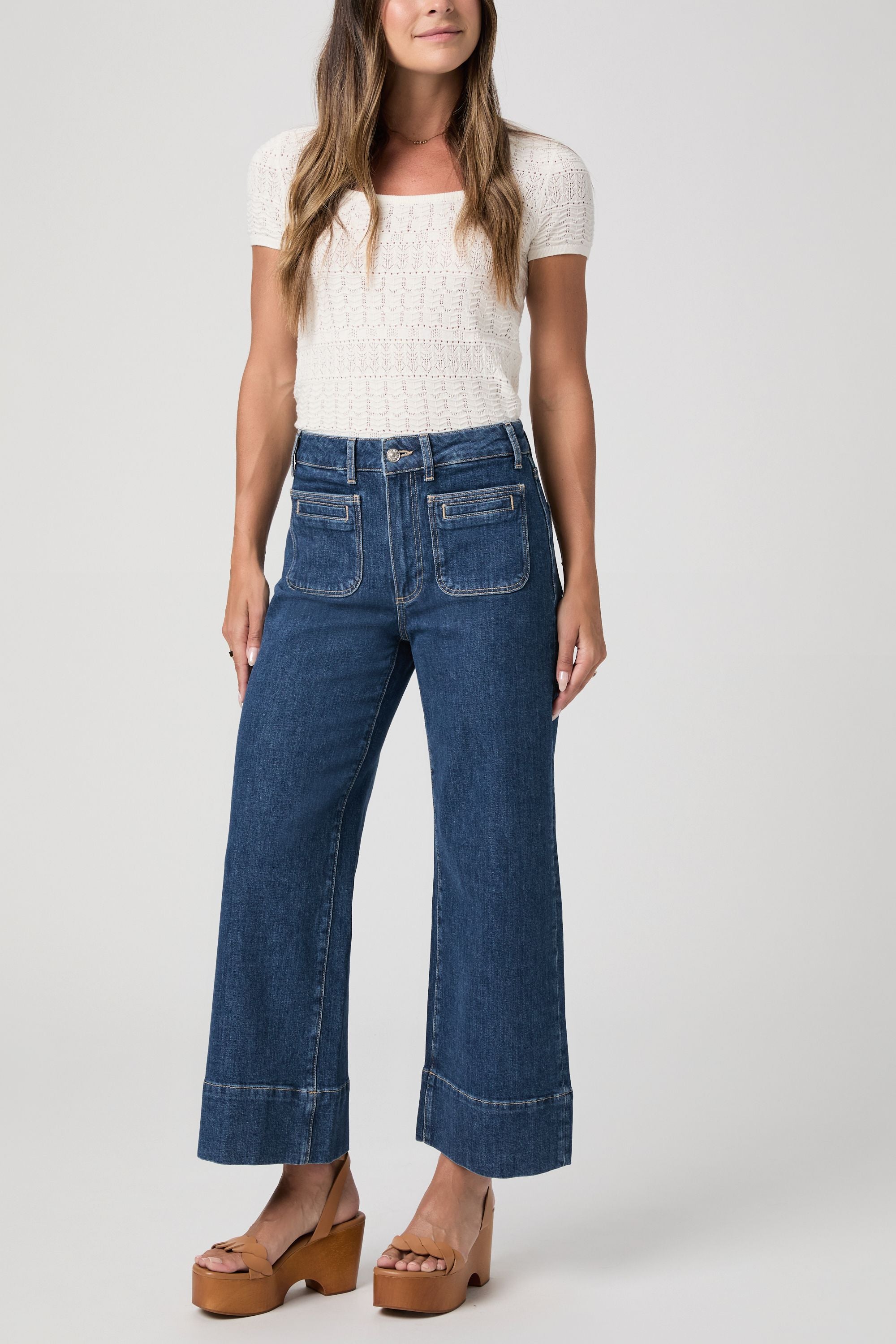 Anessa W/ Vintage Welt Patch Pockets + Wide Hem - Navigator