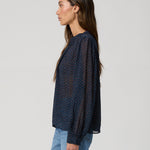 Bibiana Lightweight Blouse Navy Multi