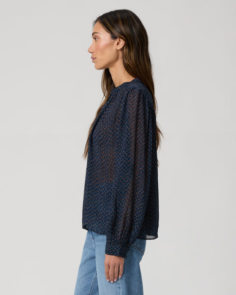 Bibiana Lightweight Blouse Navy Multi