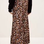 Onintia Midi Skirt Ocre